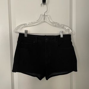 BLACK AMERICAN EAGLE STRETCH DENIM SHORTS - SIZE 8!